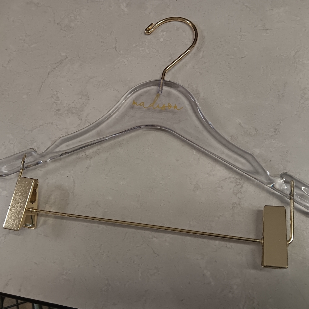 Clear hangers